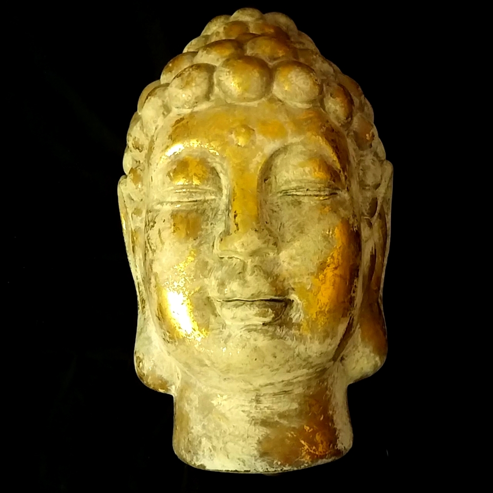 Ceramic Meditative Buddha Head